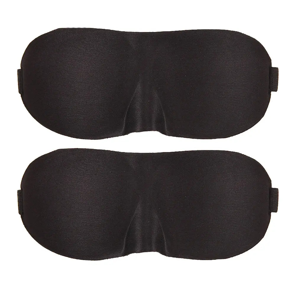 2 Pack Travel 3D Eye Mask Sleep Soft Padded Shade Cover Rest Relax Blindfold