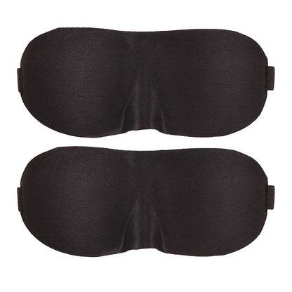 2 Pack Travel 3D Eye Mask Sleep Soft Padded Shade Cover Rest Relax Blindfold